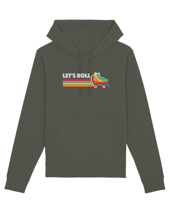 Let's Roll Skating Skater Vintage 70s 80s Khaki