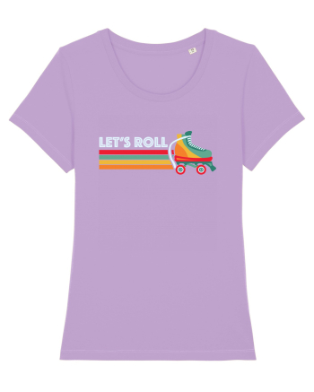 Let's Roll Skating Skater Vintage 70s 80s Lavender Dawn