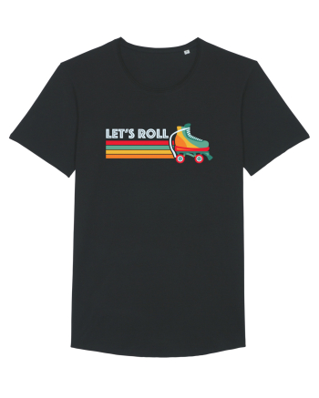 Let's Roll Skating Skater Vintage 70s 80s Black
