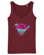 Palm Tree Retro 80s Maiou Damă Dreamer