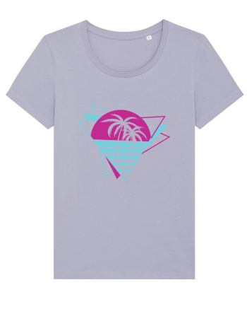 Palm Tree Retro 80s Lavender