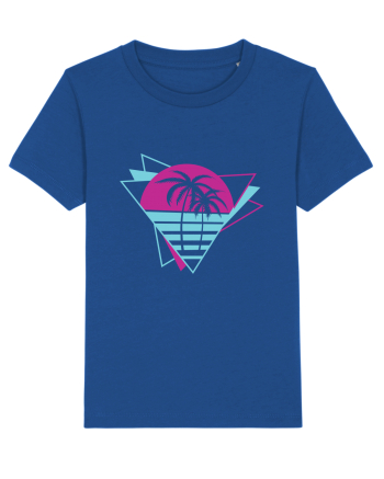 Palm Tree Retro 80s Majorelle Blue