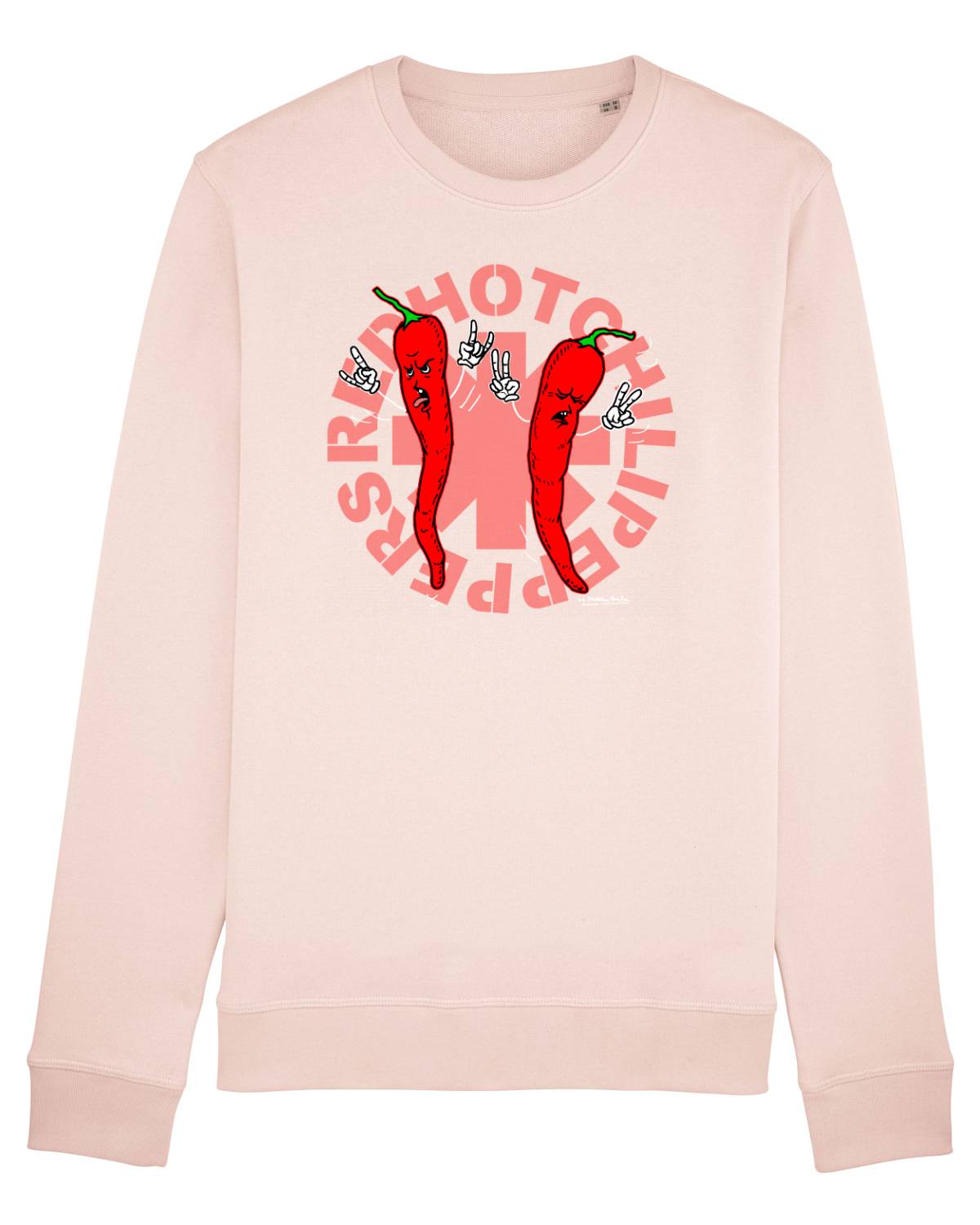 Bluză mânecă lungă Unisex Rise Candy Pink