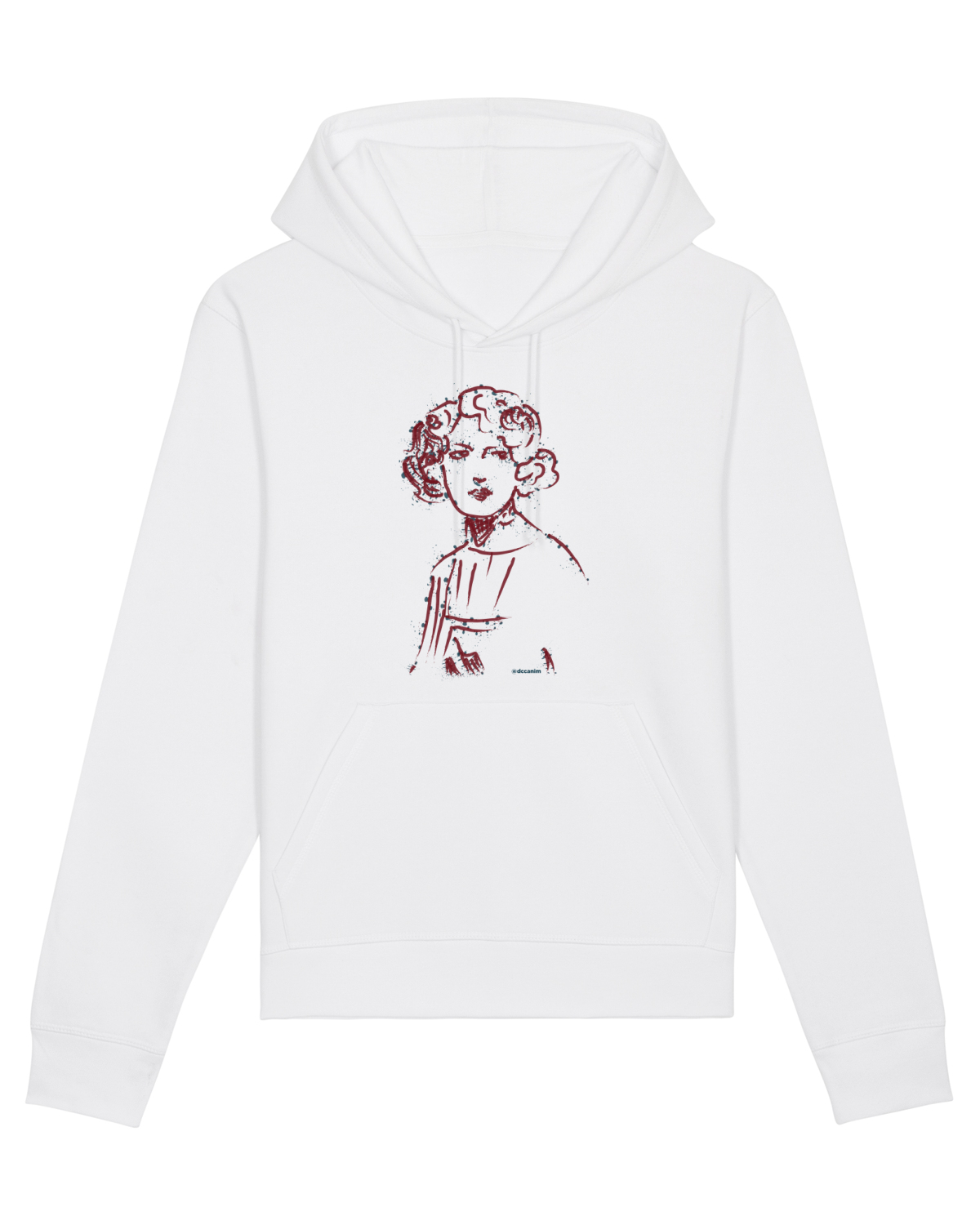 Hanorac Unisex Drummer White