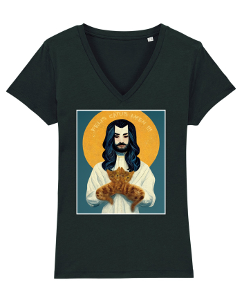 jesus cu pisici Black