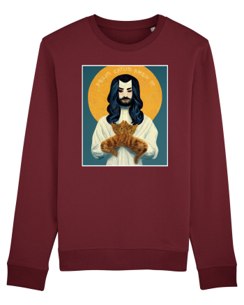 jesus cu pisici Burgundy