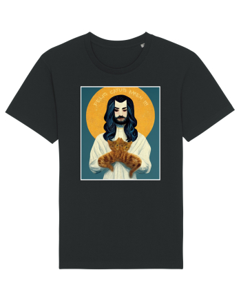 jesus cu pisici Black
