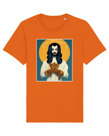 jesus cu pisici Bright Orange