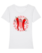 RED HOT ARDEI IUTI - ARDEI IUTI ROCKERI 2 Tricou mânecă scurtă guler larg fitted Damă Expresser