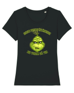 Scuze pentru intarziere, nu voiam sa vin  Tricou mânecă scurtă guler larg fitted Damă Expresser