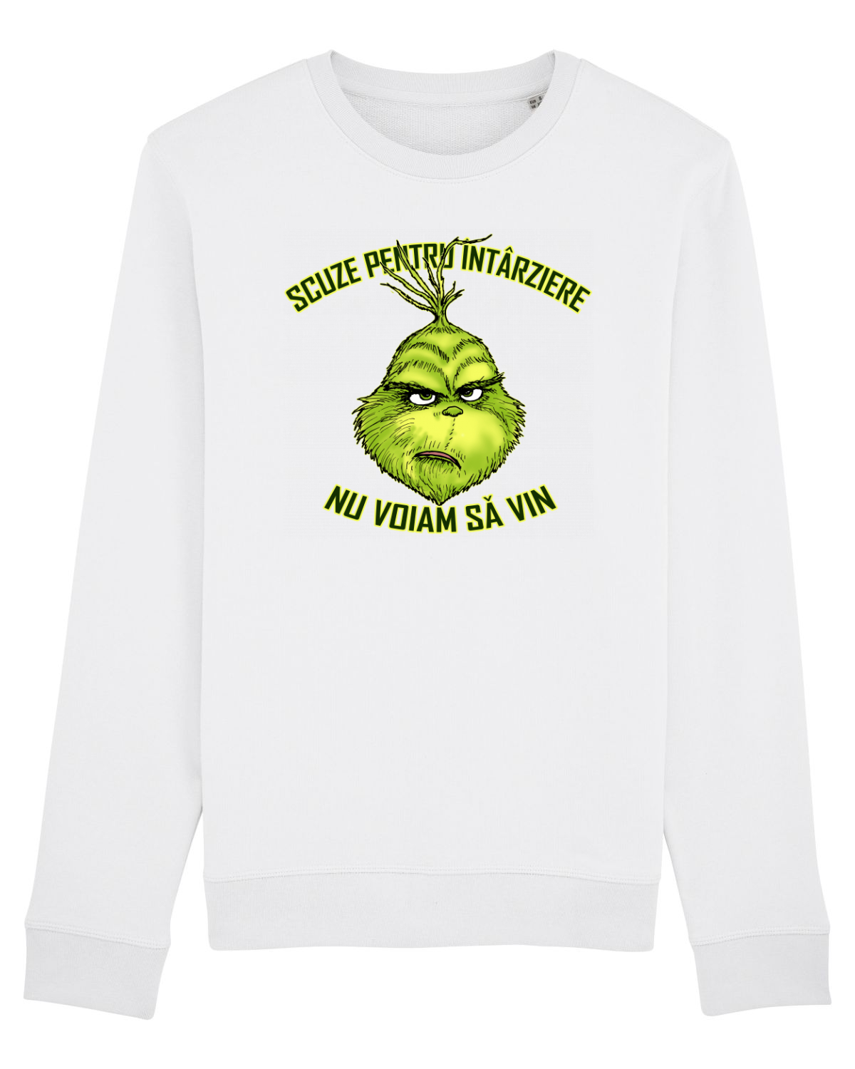 Bluză mânecă lungă Unisex Rise White