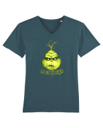 La ce te uiti? Tricou mânecă scurtă guler V Bărbat Presenter