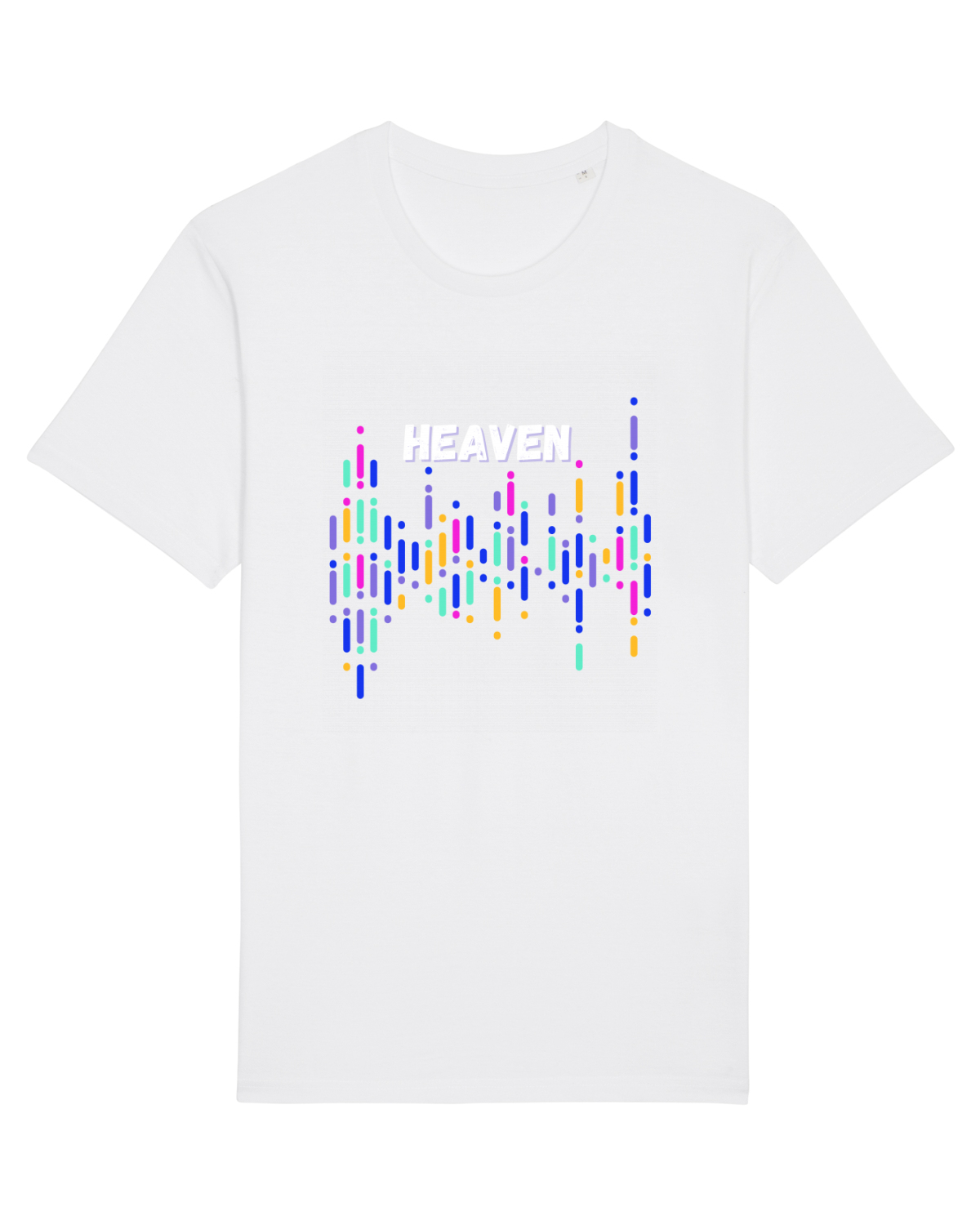 Tricou mânecă scurtă Unisex Rocker White
