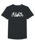 Aloha   Tricou mânecă scurtă guler larg Bărbat Skater