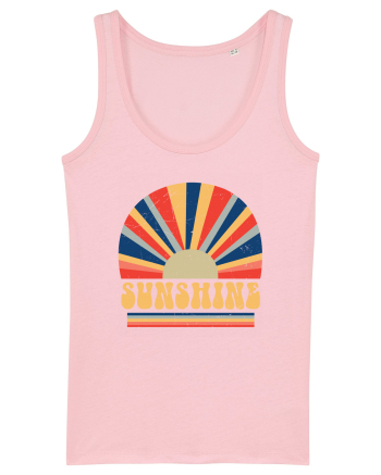 Retro 70s Style Hippie Sunshine Cotton Pink