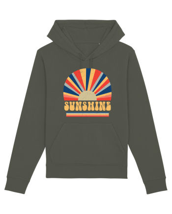 Retro 70s Style Hippie Sunshine Khaki