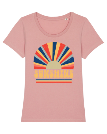 Retro 70s Style Hippie Sunshine Canyon Pink