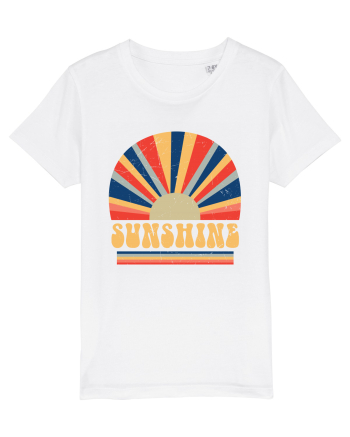 Retro 70s Style Hippie Sunshine White