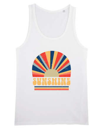 Retro 70s Style Hippie Sunshine White
