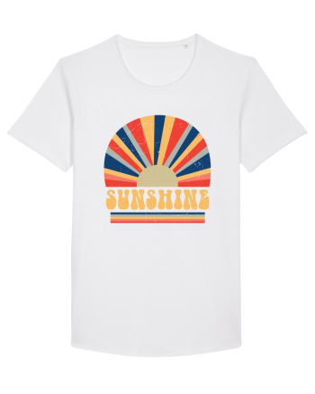 Retro 70s Style Hippie Sunshine White