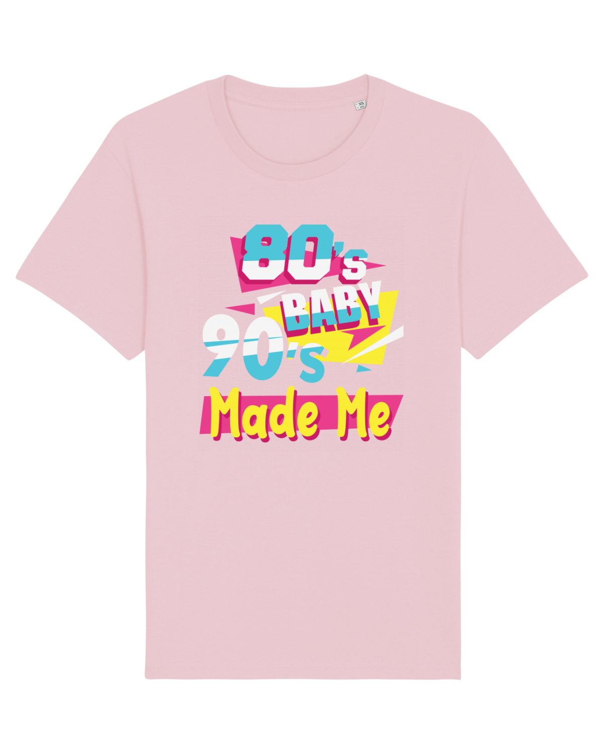 Tricou mânecă scurtă Unisex Rocker Cotton Pink