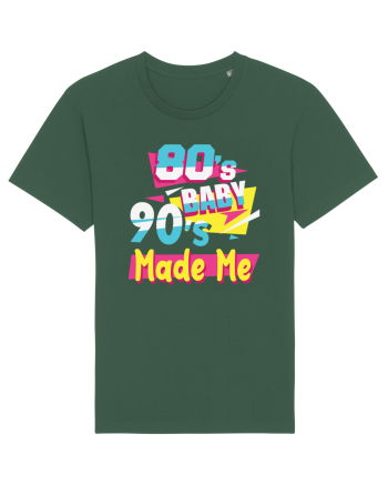 Retro 80s Baby 90s Made Me Bottle Green