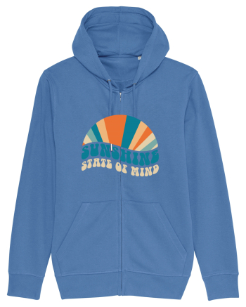 Sunshine State of Mind Retro Sunset Bright Blue