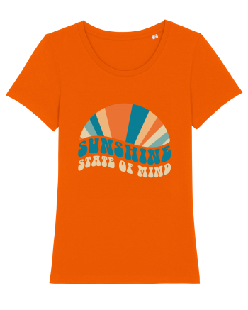 Sunshine State of Mind Retro Sunset Bright Orange
