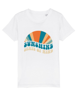 Sunshine State of Mind Retro Sunset Tricou mânecă scurtă  Copii Mini Creator