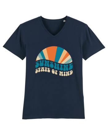Sunshine State of Mind Retro Sunset French Navy