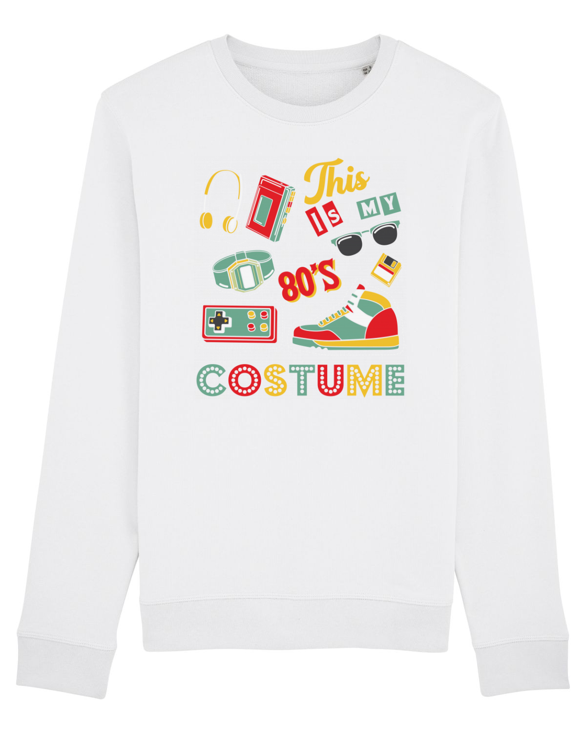 Bluză mânecă lungă Unisex Rise White