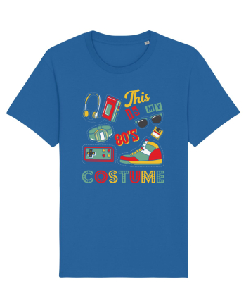 This Is My 80s Costume 1980s Style Royal Blue