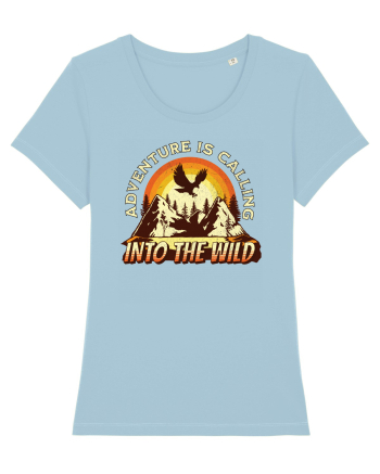 Adventure is calling into the wild Sky Blue