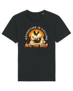 Adventure is calling into the wild Tricou mânecă scurtă Unisex Rocker