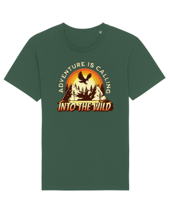 Adventure is calling into the wild Bottle Green