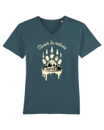 Pentru montaniarzi - Closer to nature Tricou mânecă scurtă guler V Bărbat Presenter