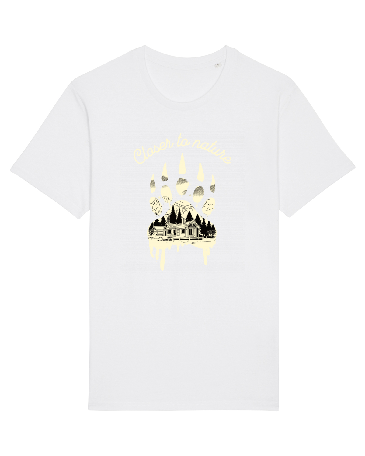 Tricou mânecă scurtă Unisex Rocker White