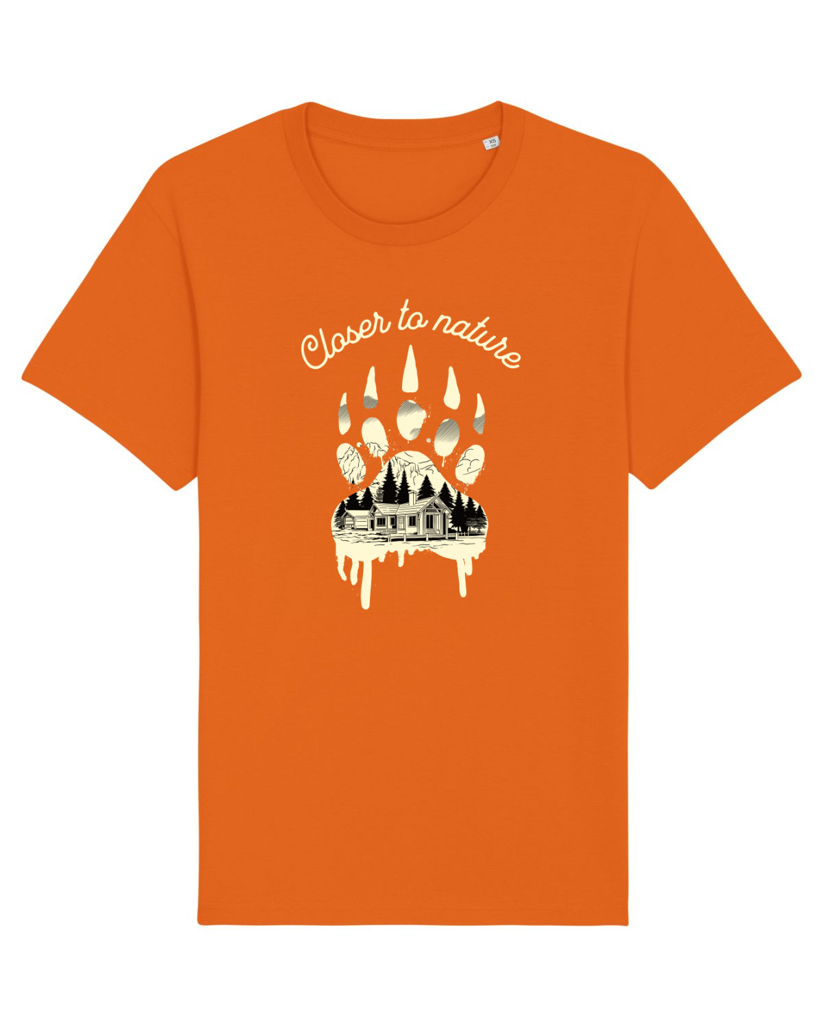 Tricou mânecă scurtă Unisex Rocker Bright Orange