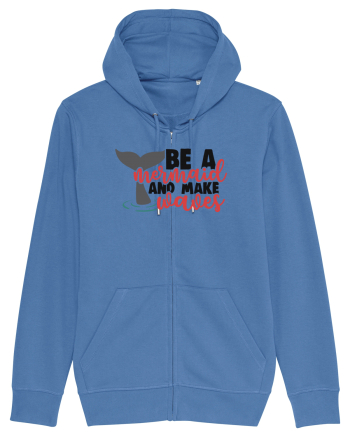 Be A Mermaid And Make Waves Bright Blue