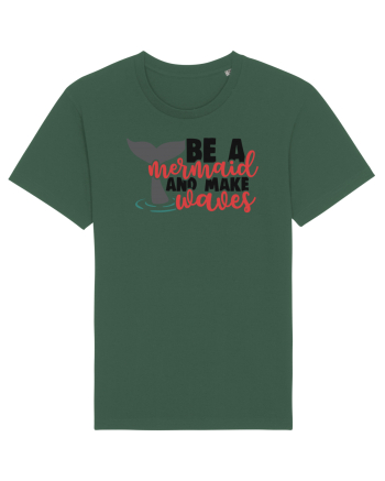 Be A Mermaid And Make Waves Bottle Green
