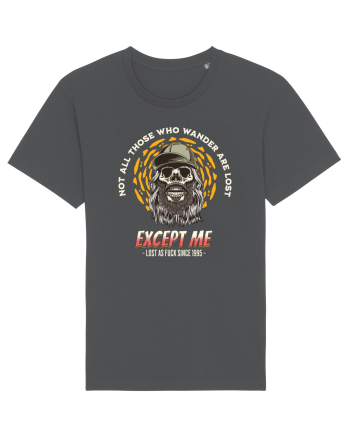 Not all those who wander are lost - Except me Anthracite