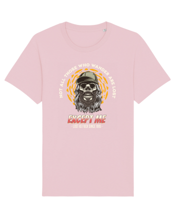 Not all those who wander are lost - Except me Cotton Pink