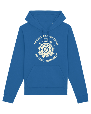 Travel far enough to find yourself Royal Blue