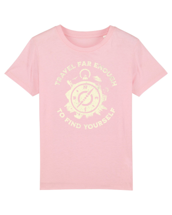 Travel far enough to find yourself Cotton Pink