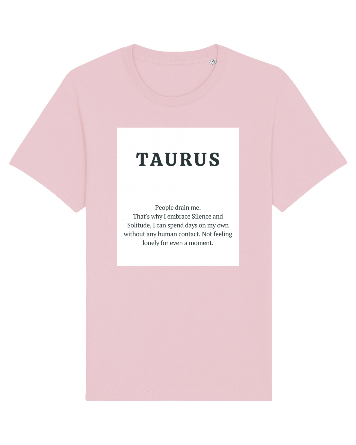 Tricou mânecă scurtă Unisex Rocker Cotton Pink
