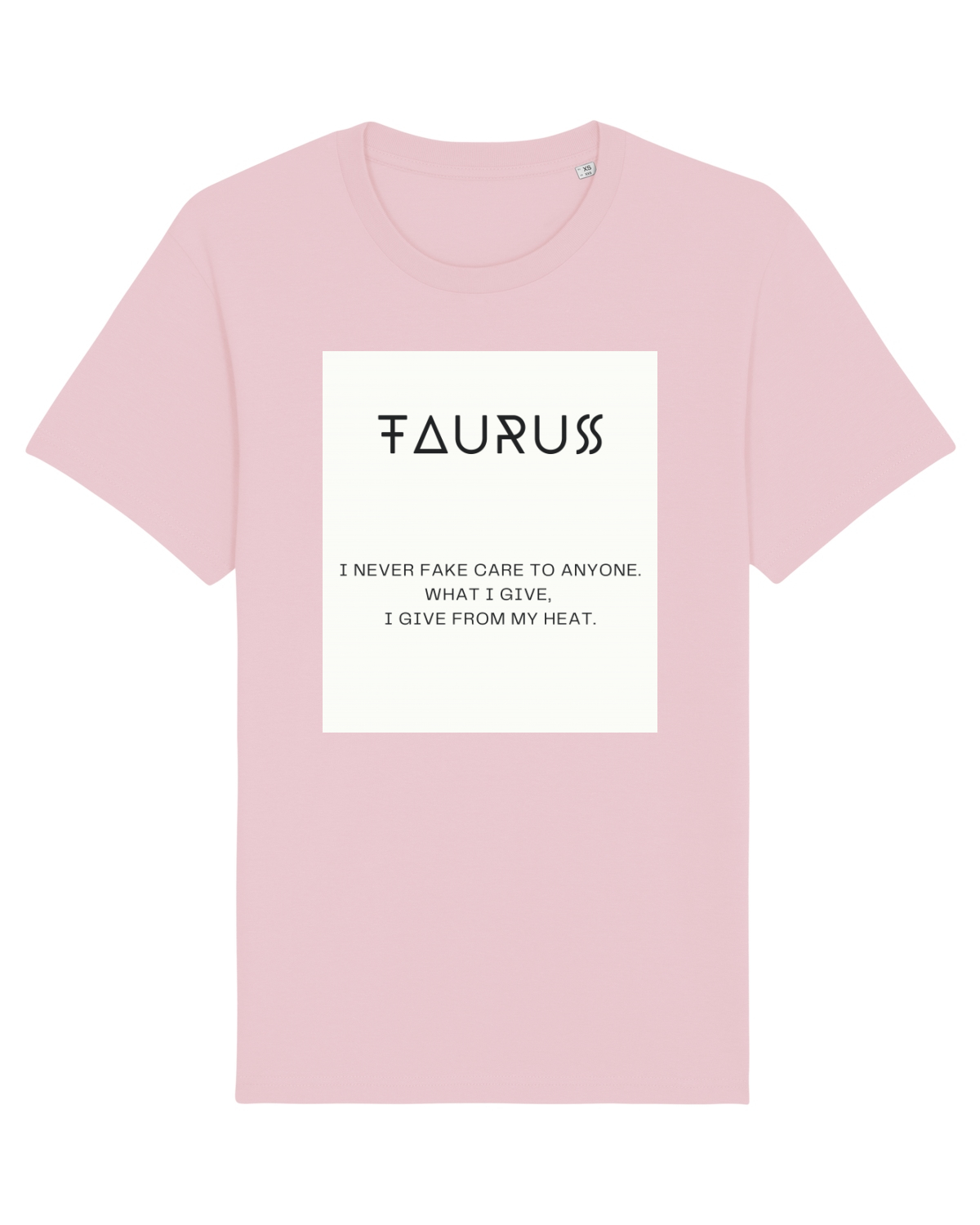 Tricou mânecă scurtă Unisex Rocker Cotton Pink