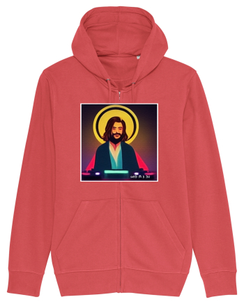 god is a dj Carmine Red