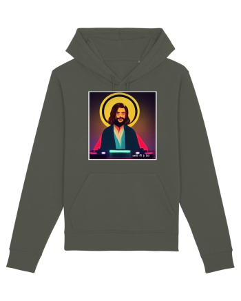 god is a dj Khaki