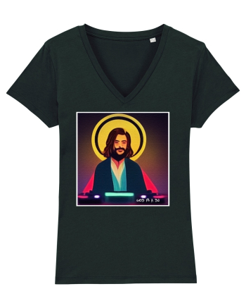 god is a dj Black