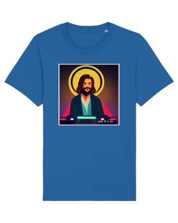 god is a dj Royal Blue